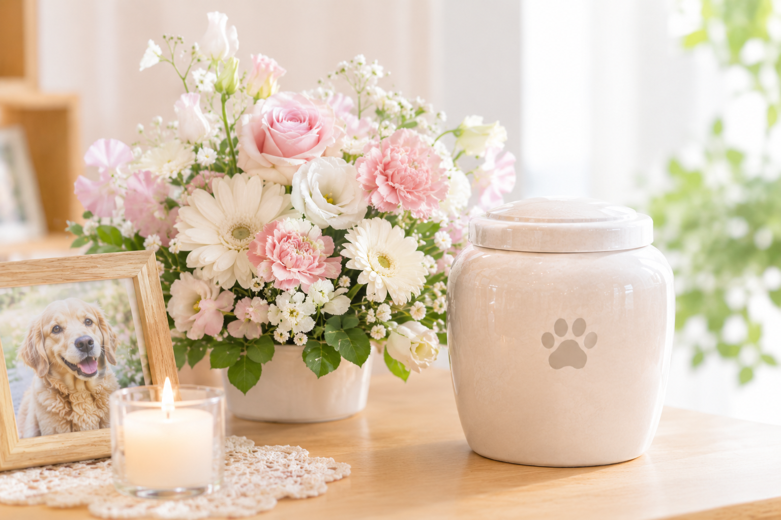 49日のお供えの花